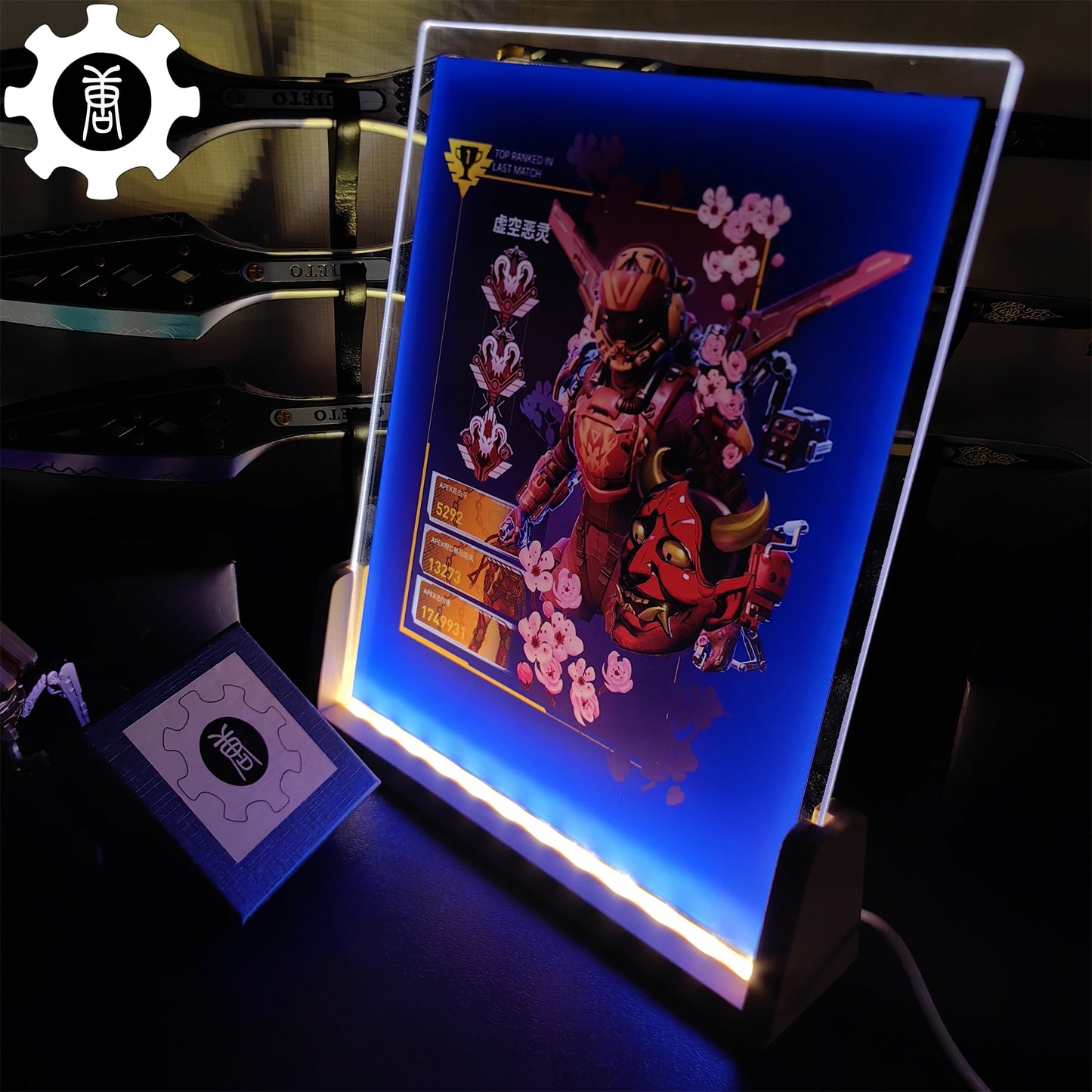 Customized Champion Banner LED Lamp