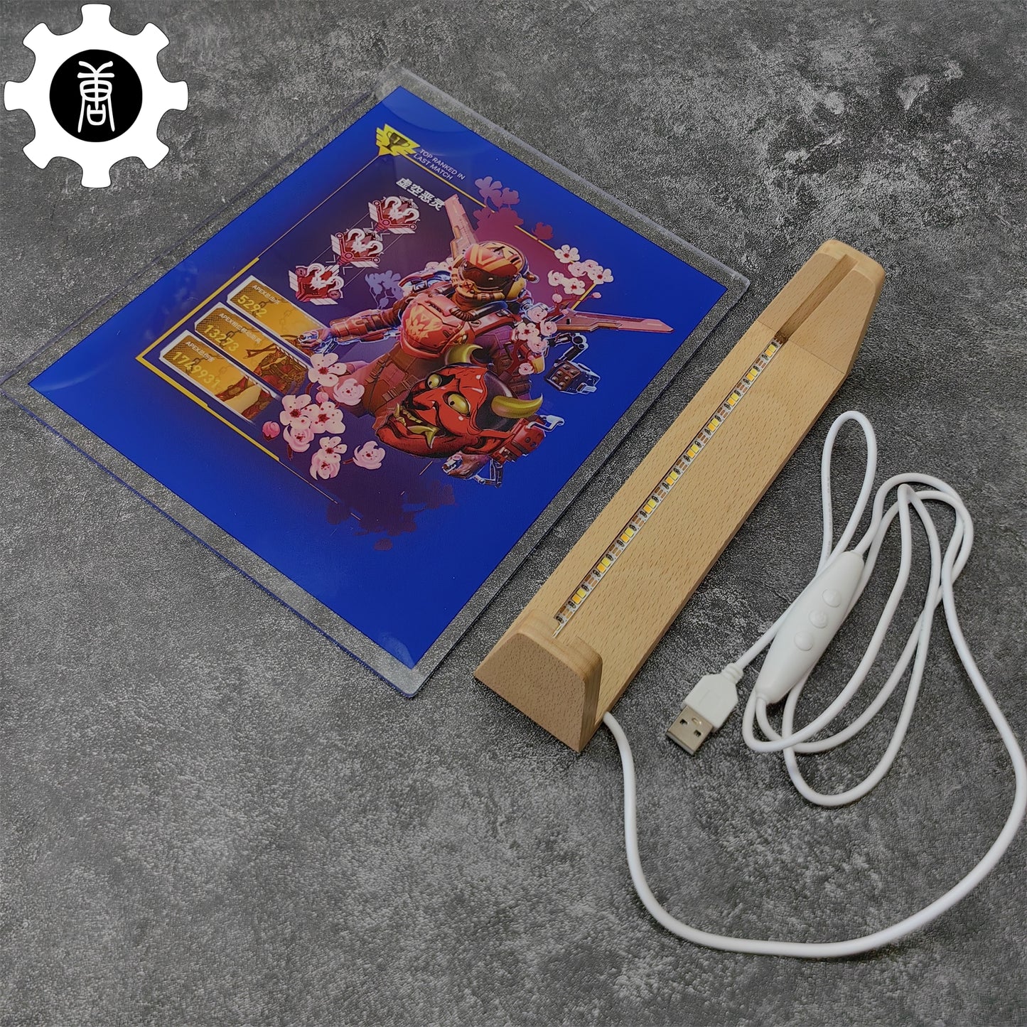 Customized Champion Banner LED Lamp