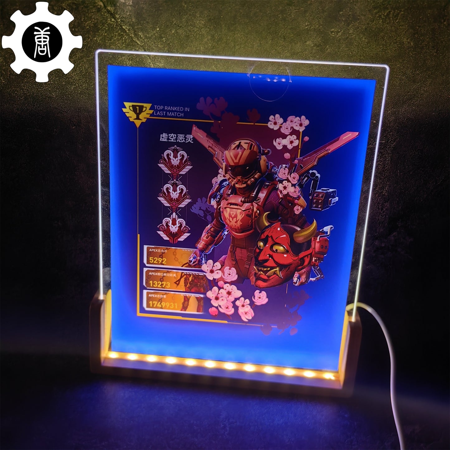 Customized Champion Banner LED Lamp