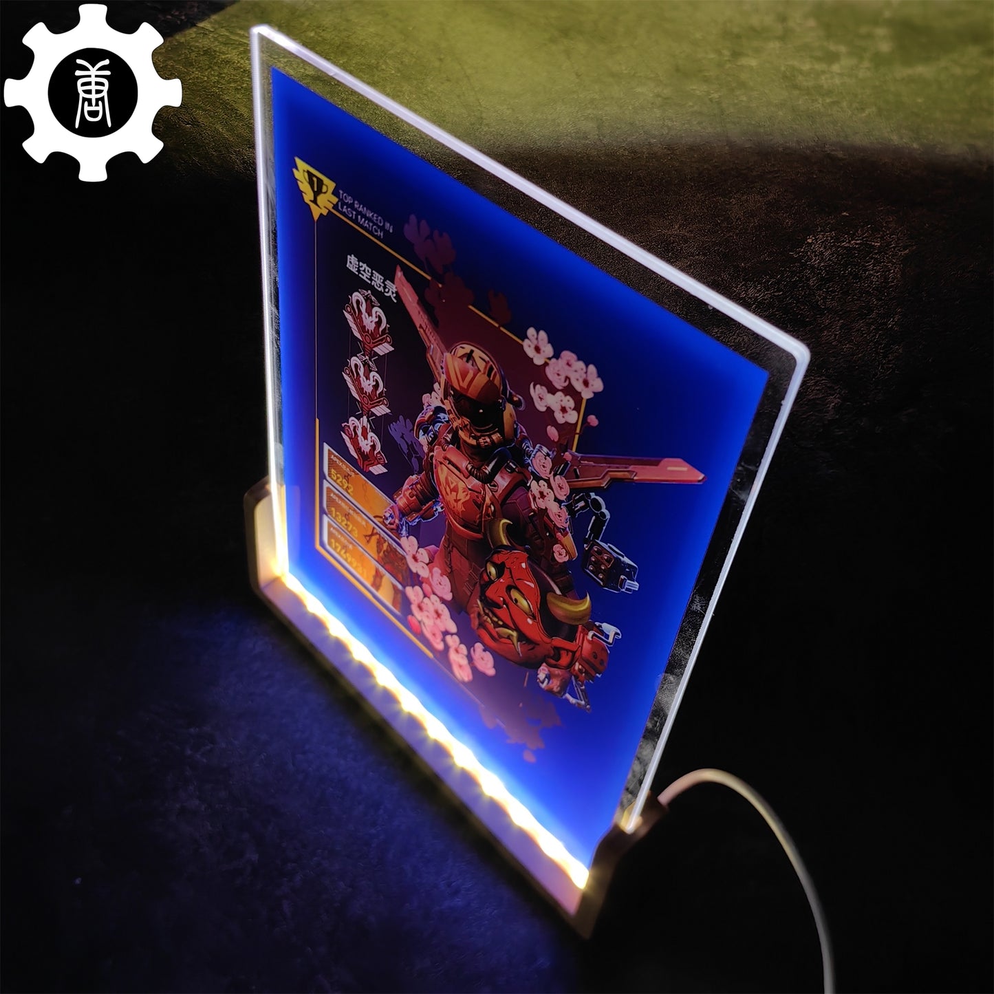 Customized Champion Banner LED Lamp