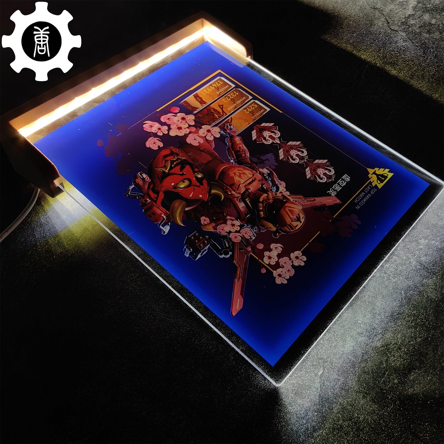 Customized Champion Banner LED Lamp