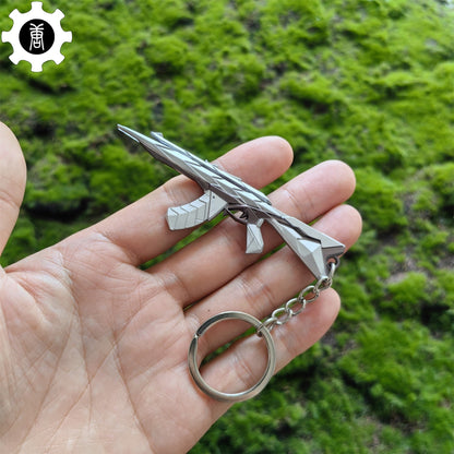 Metal Araxys Vandal Gun Tiny Keychain Pendant