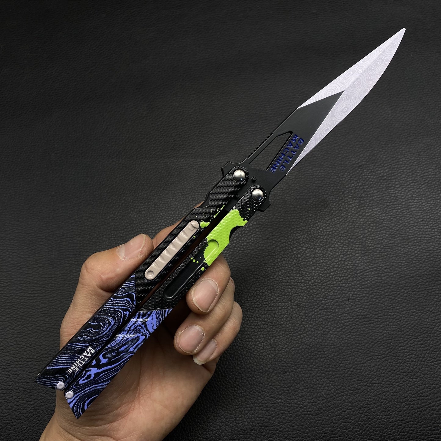Graffiti Blade Butterfly Knife Metal Replica
