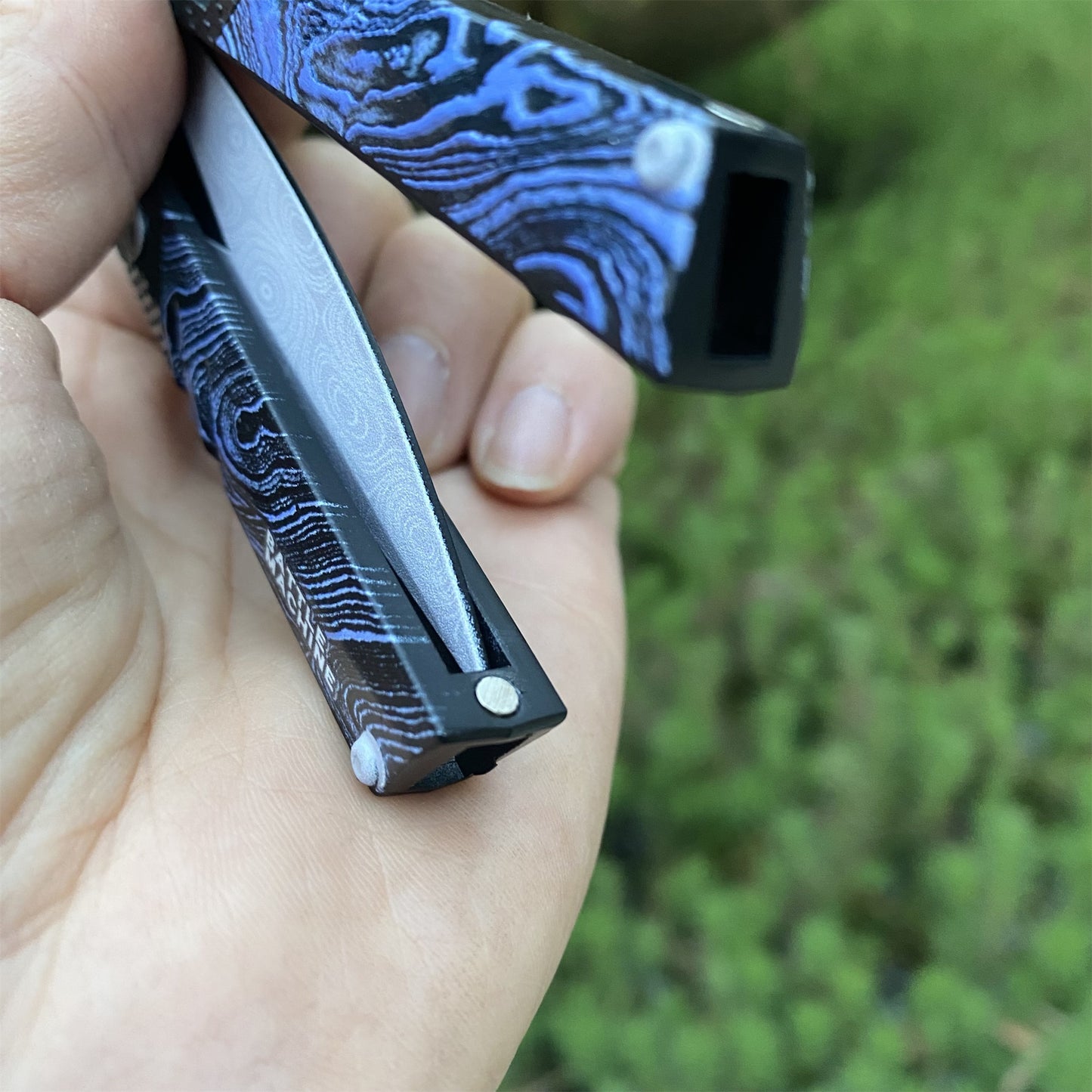 Graffiti Blade Butterfly Knife Metal Replica