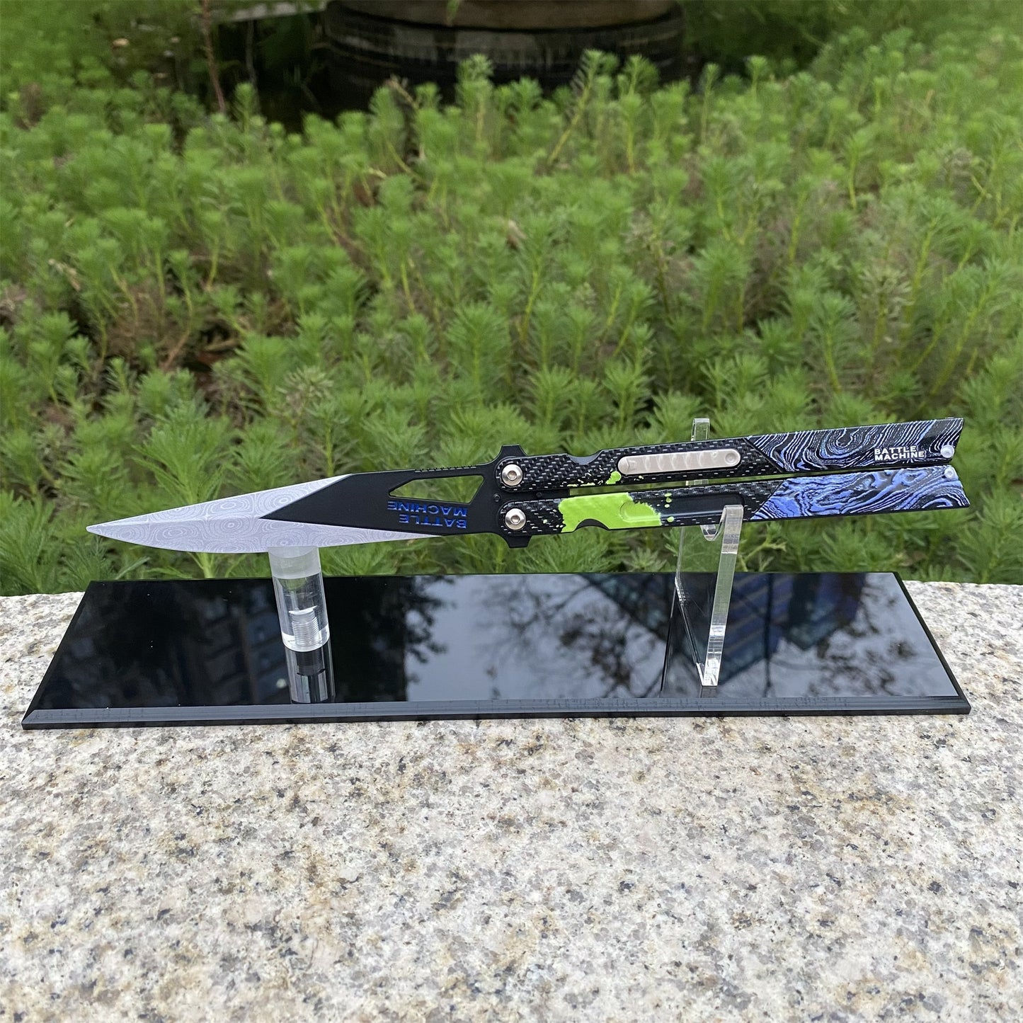 Graffiti Blade Butterfly Knife Metal Replica