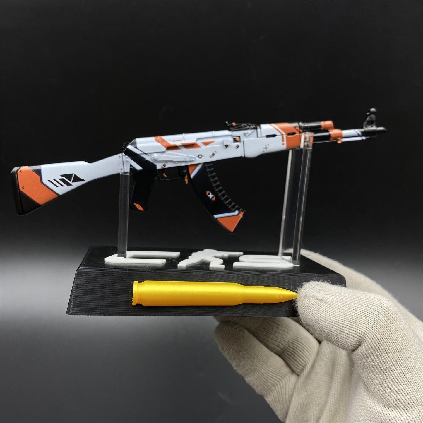 Metal CSGO Asiimov AK-47 Miniature