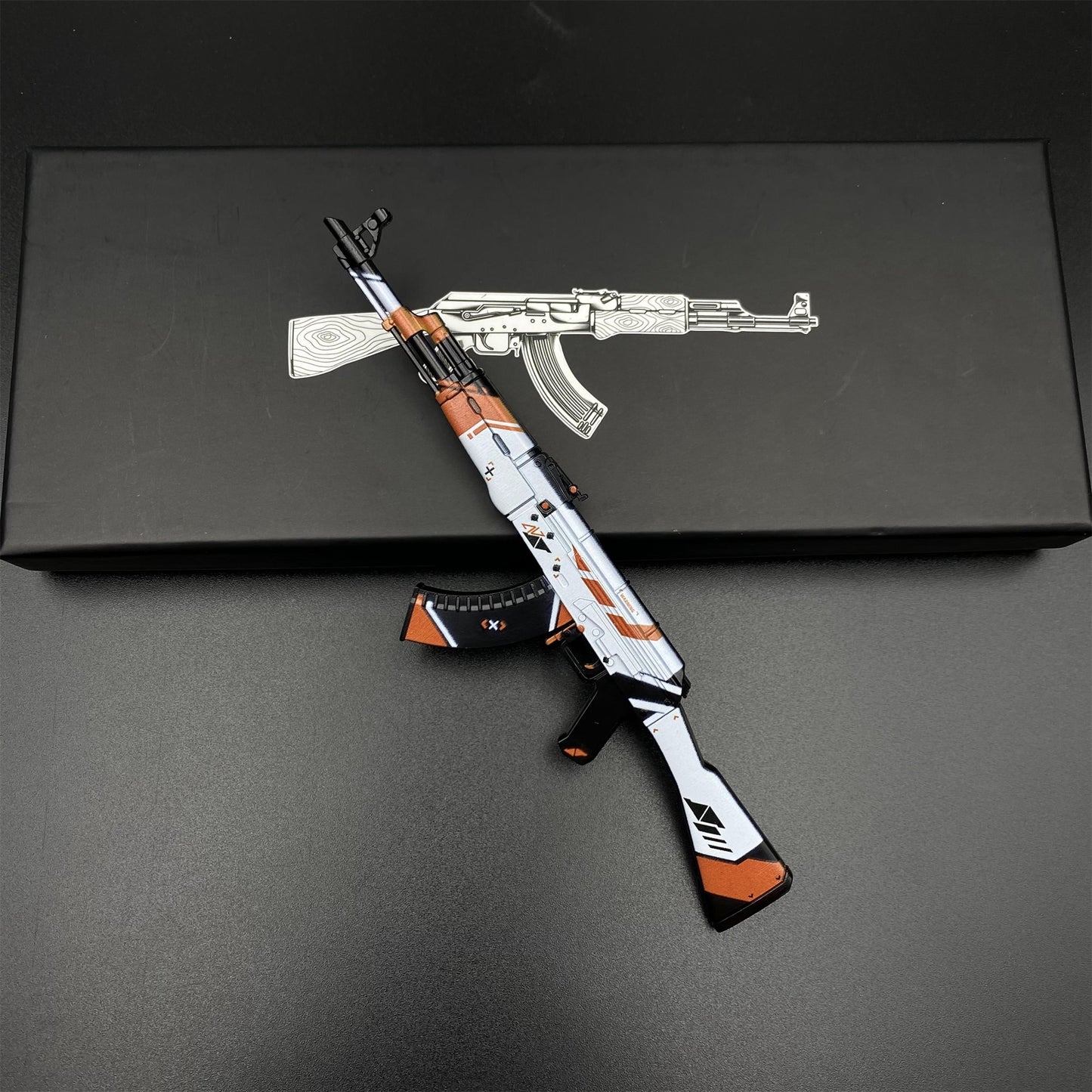 Metal CSGO Asiimov AK-47 Miniature