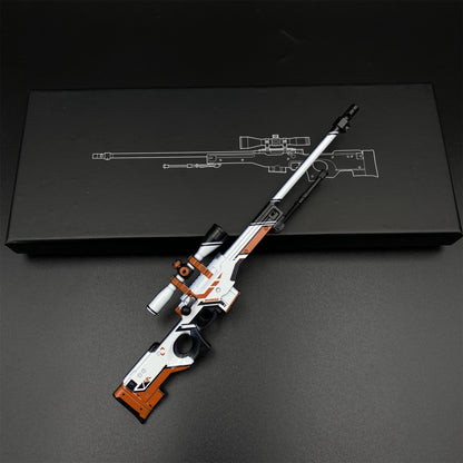 CS Tiny Gun Asiimov AWP Metal Miniature For Collection