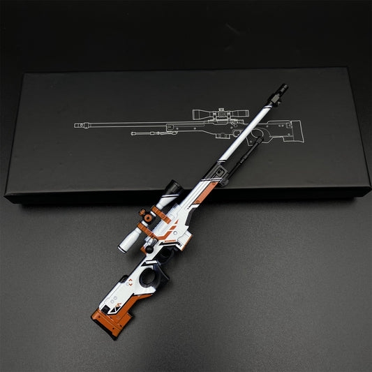 CS Tiny Gun Asiimov AWP Metal Miniature For Collection