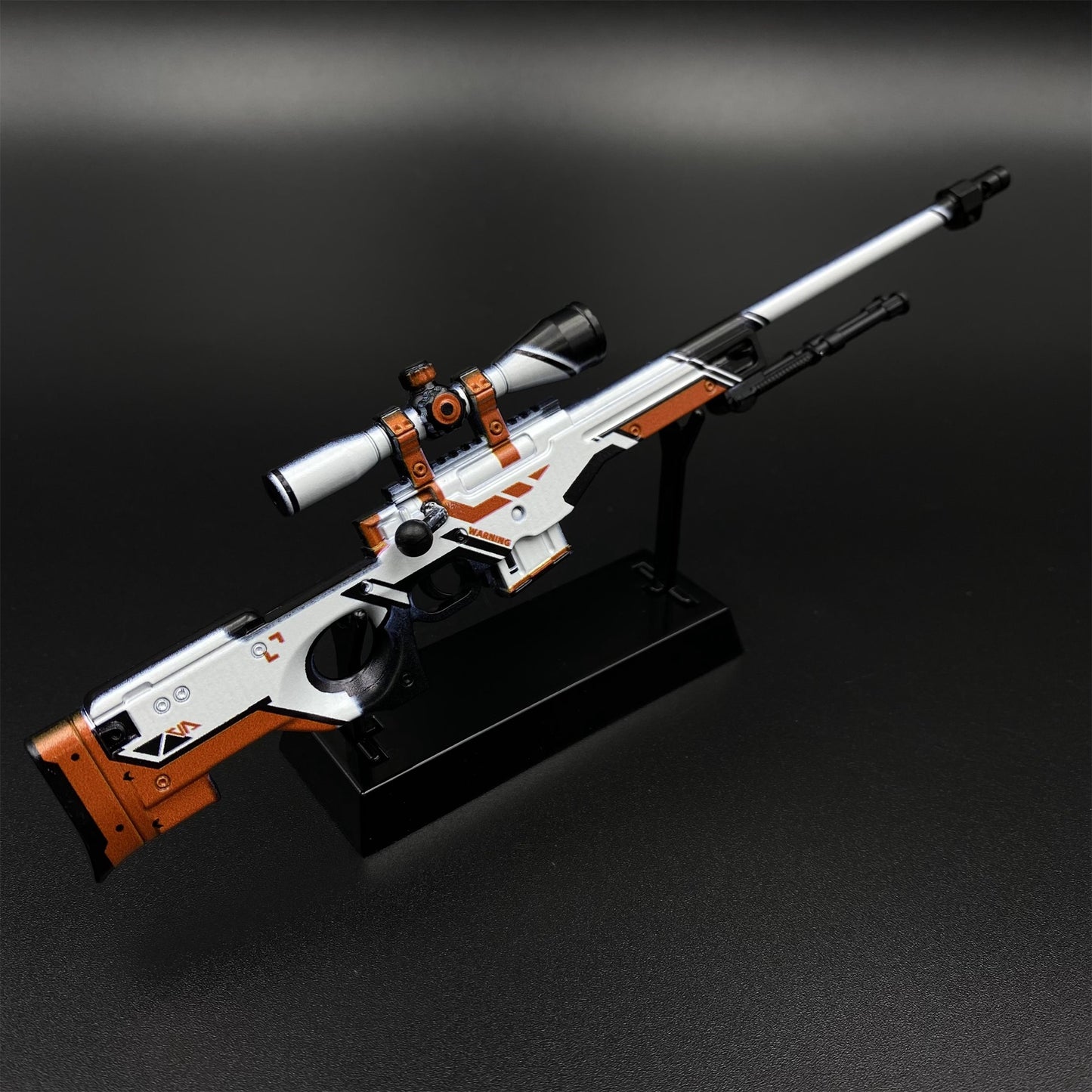 CS Tiny Gun Asiimov AWP Metal Miniature For Collection