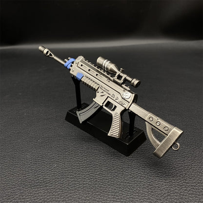 Miniature Metal Scoped Assault Rifle 17CM/6.7"