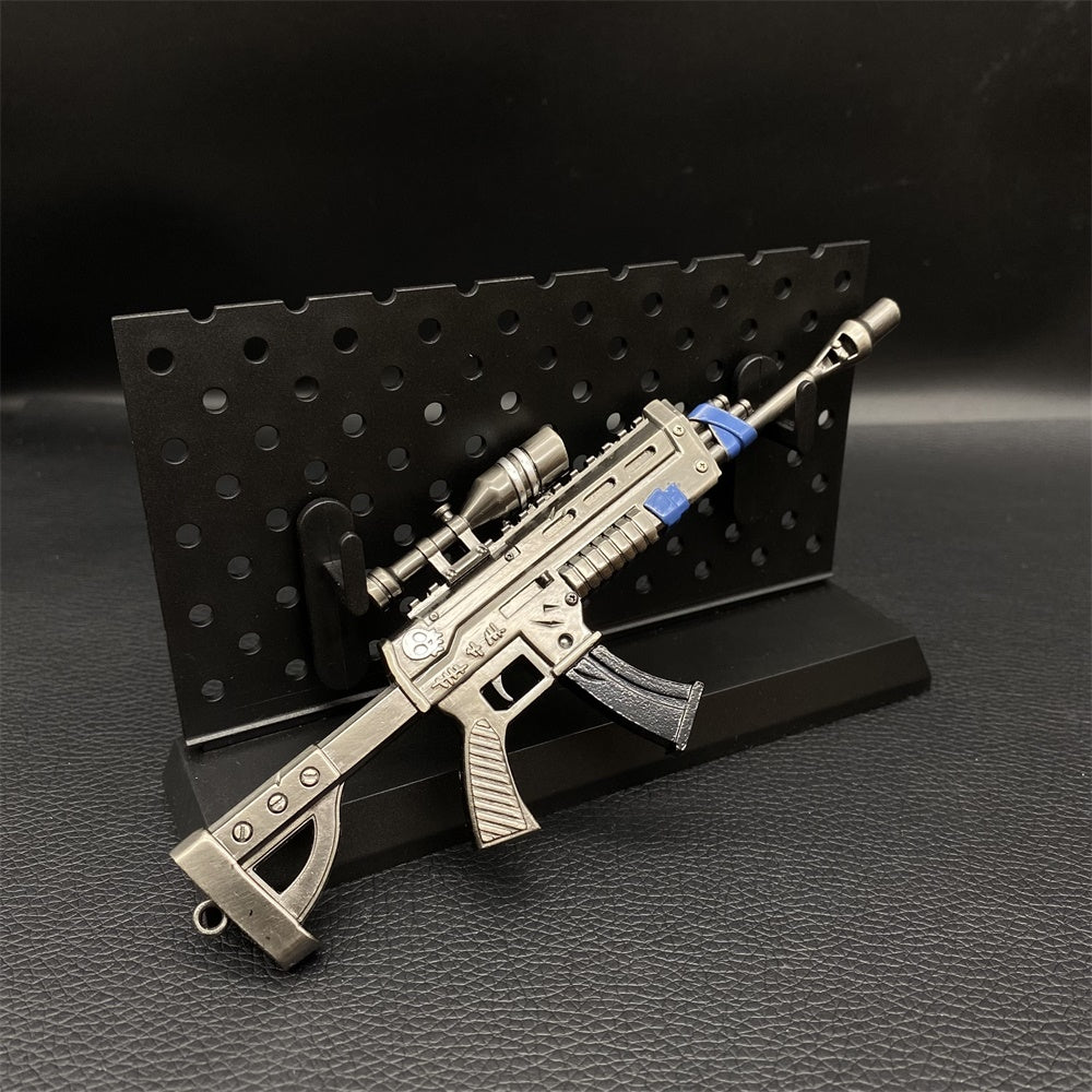 Miniature Metal Scoped Assault Rifle 17CM/6.7"