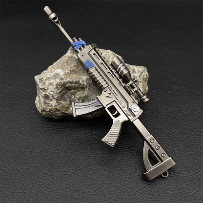 Miniature Metal Scoped Assault Rifle 17CM/6.7"