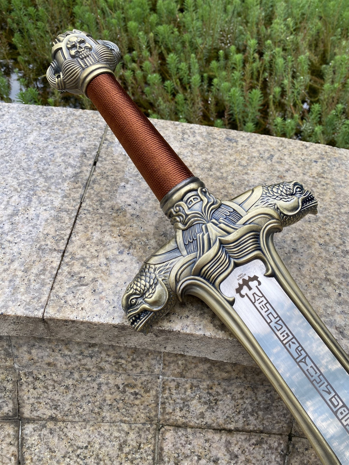 Atlantean Sword Life-Size Metal Replica Cosplay Prop