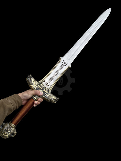 Atlantean Sword Life-Size Metal Replica Cosplay Prop