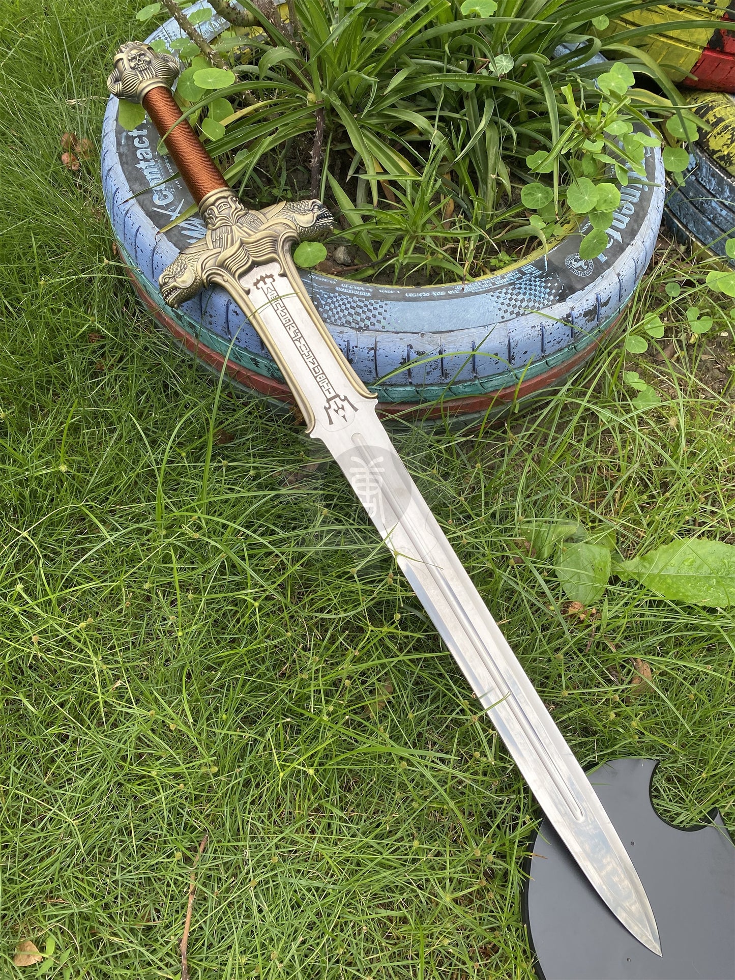 Atlantean Sword Life-Size Metal Replica Cosplay Prop