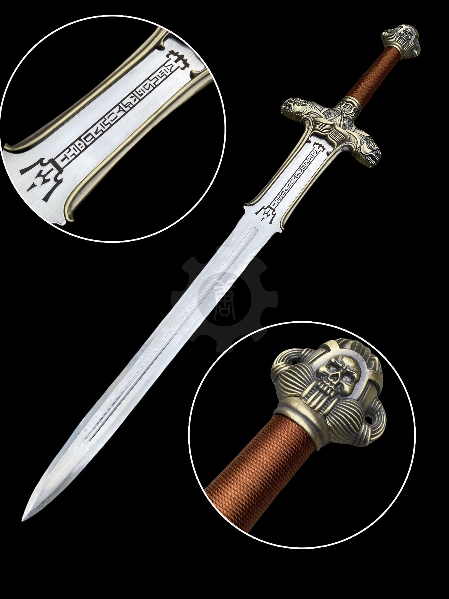 Atlantean Sword Life-Size Metal Replica Cosplay Prop