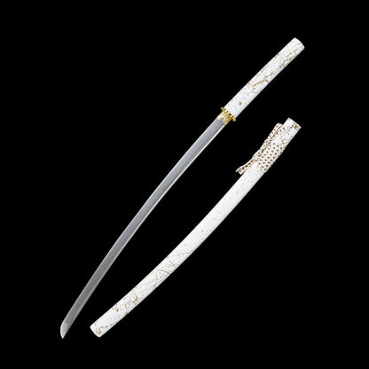 GOY Atsu Katana Damascus Steel Forged Gilded Dawn Gilded Night Samurai Sword