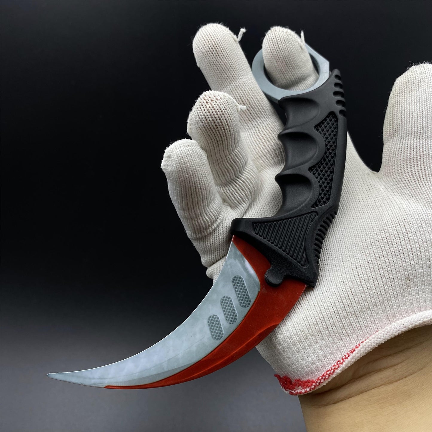 Game Karambit Autotronic Skin Replica Dull Blade Trainer Knife For Collection