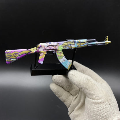 CSGO AK47 B the Monster Metal Tiny Gun Miniature For Display
