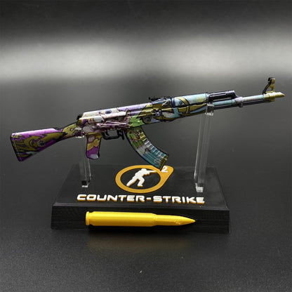 CSGO AK47 B the Monster Metal Tiny Gun Miniature For Display