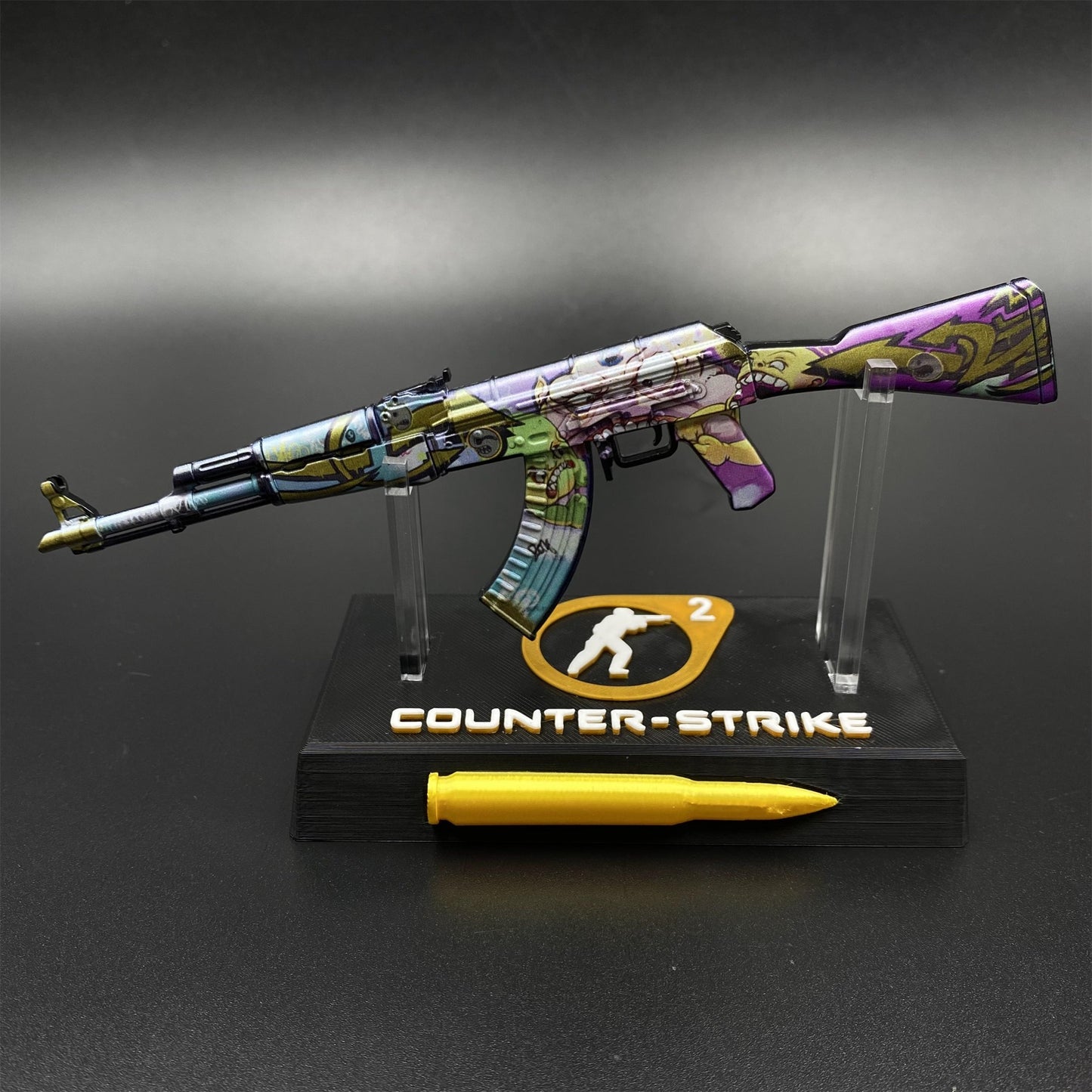 CSGO AK47 B the Monster Metal Tiny Gun Miniature For Display