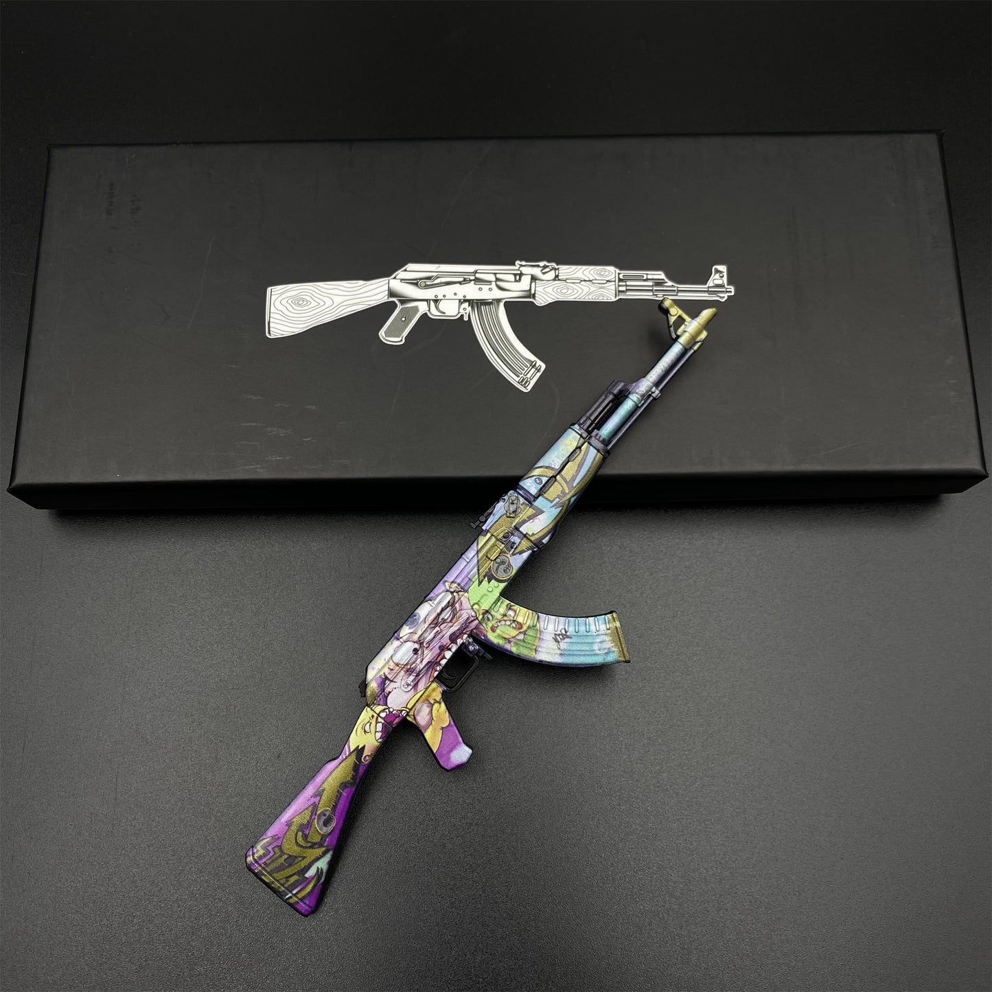 CSGO AK47 B the Monster Metal Tiny Gun Miniature For Display