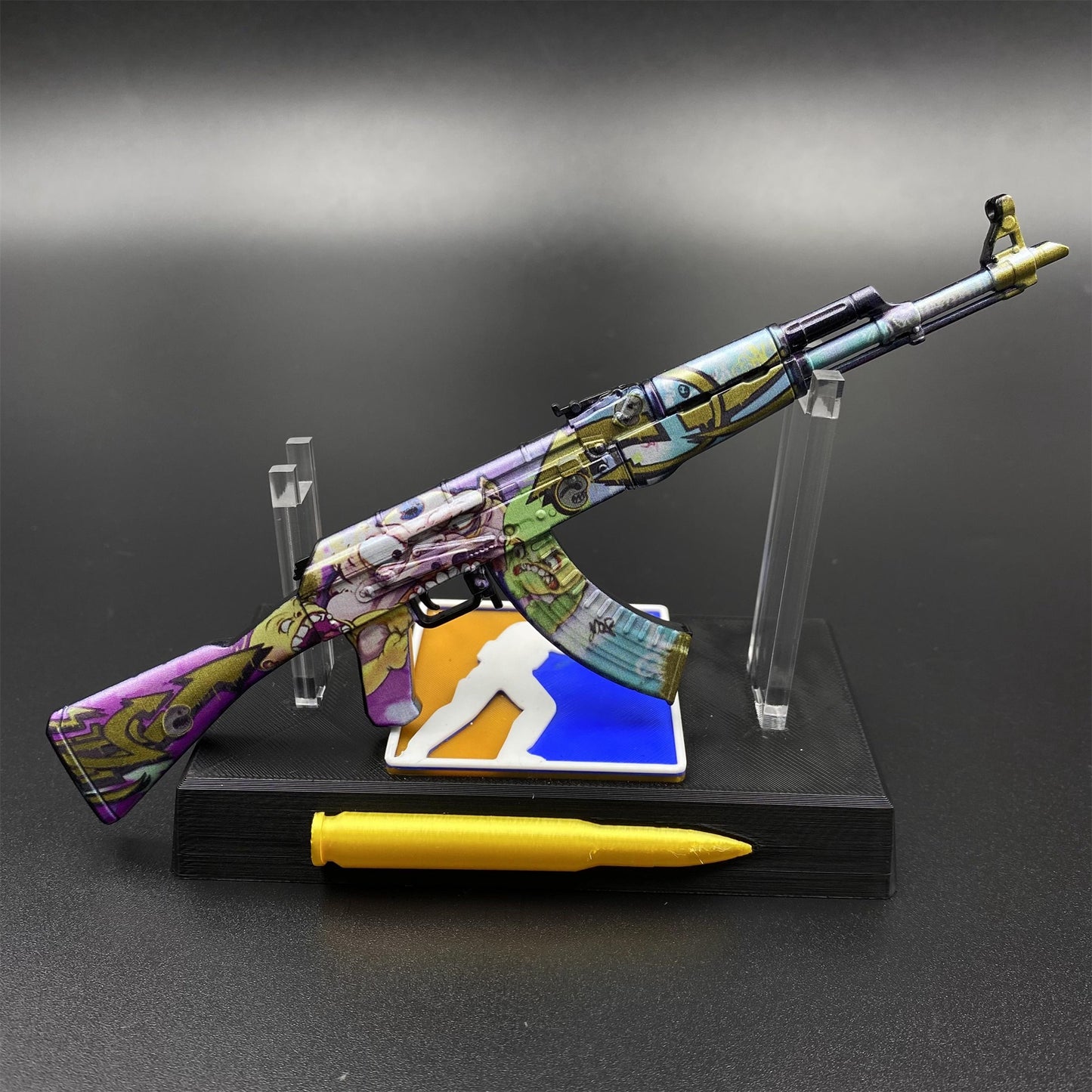 CSGO AK47 B the Monster Metal Tiny Gun Miniature For Display