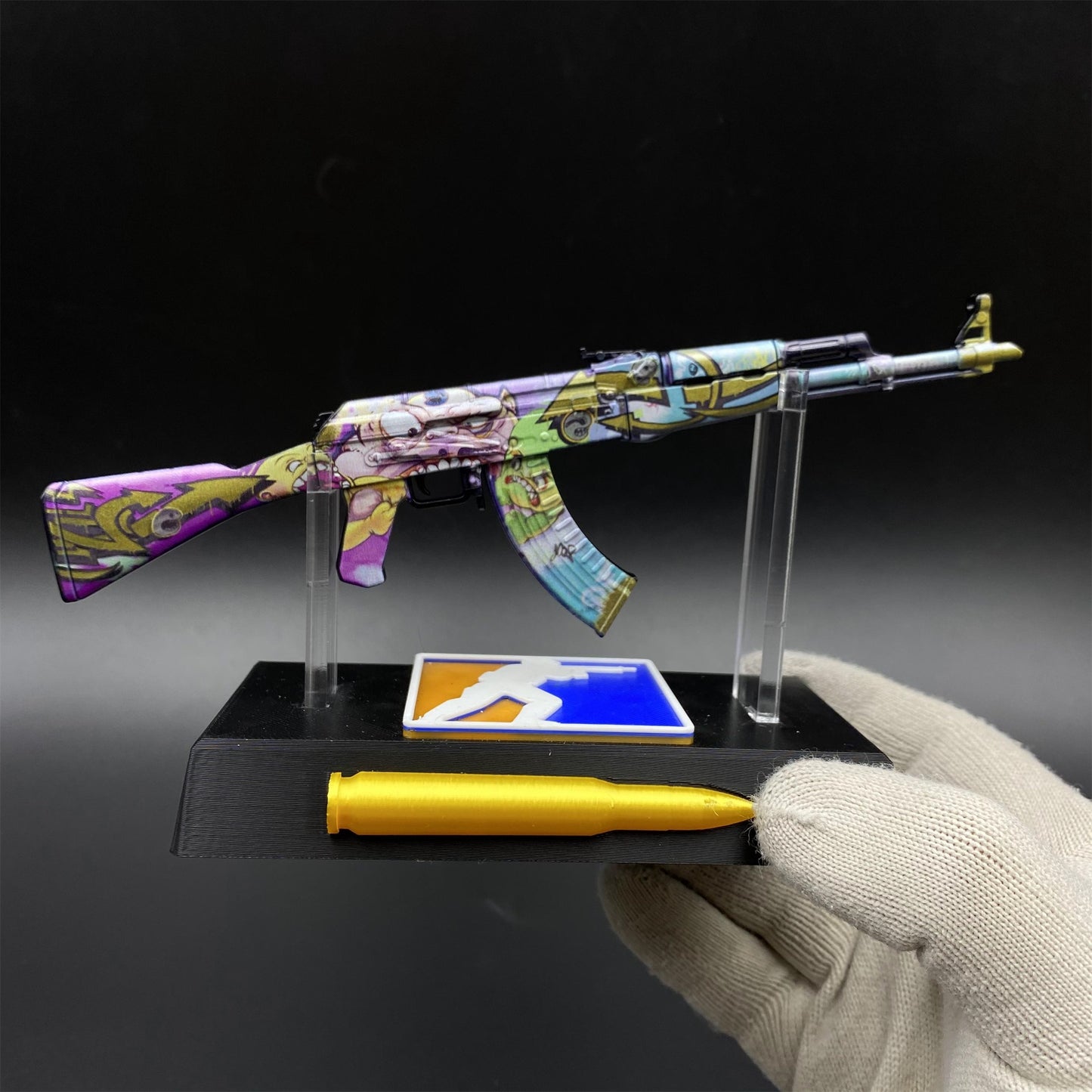 CSGO AK47 B the Monster Metal Tiny Gun Miniature For Display