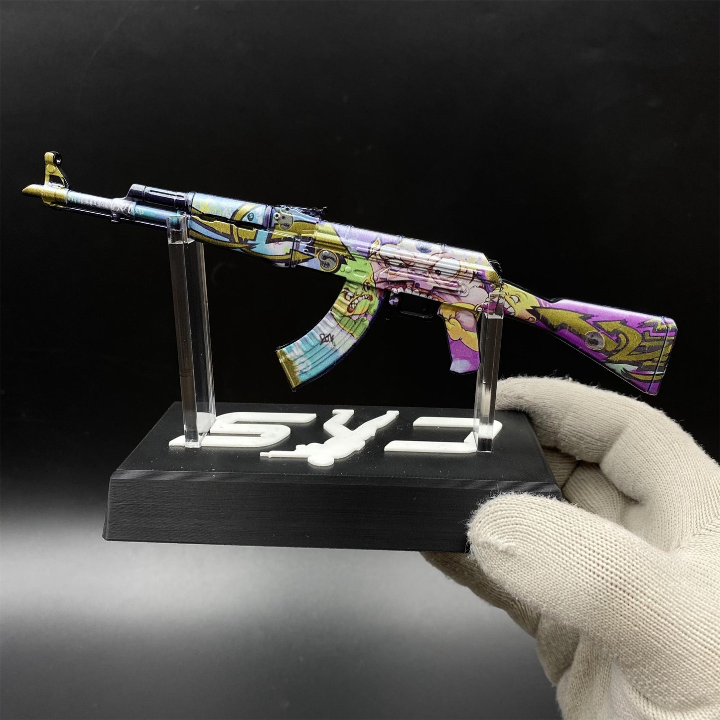 CSGO AK47 B the Monster Metal Tiny Gun Miniature For Display
