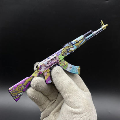 CSGO AK47 B the Monster Metal Tiny Gun Miniature For Display