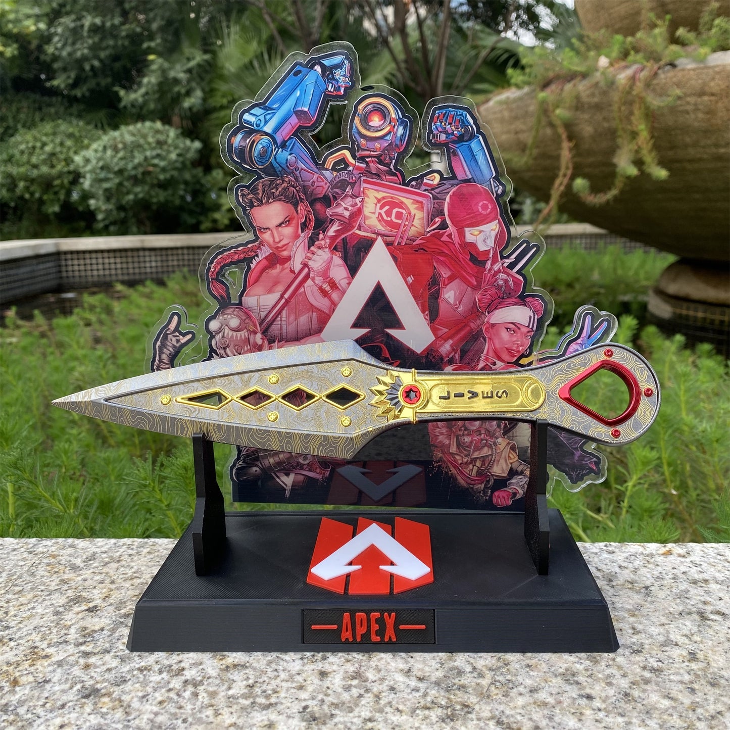 Wraith Heirloom Recolor Last Hope Wraith Kunai Better Damascus Steel Pattern Version