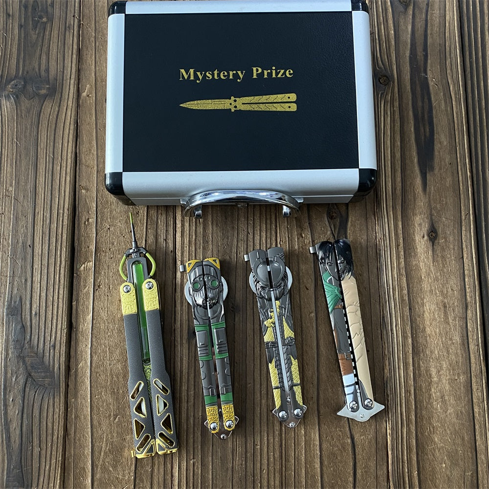 Feedback To Customers Handmade Anime Game Balisong 4 In 1 Mystery Prize