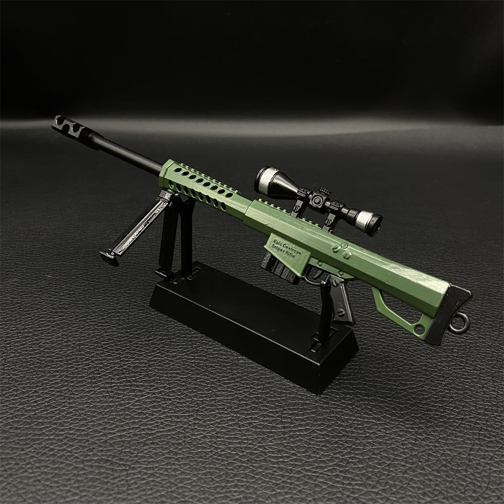 Miniature Metal Barrett Heavy Sniper Rifle 17.5CM/6.8"