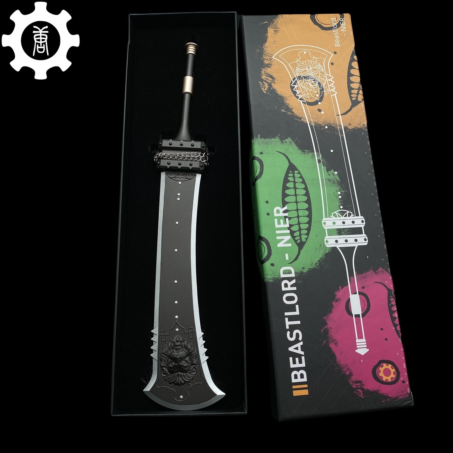 1:6 Metal Beastlord Sword Miniature-Dull Blade Collectibles