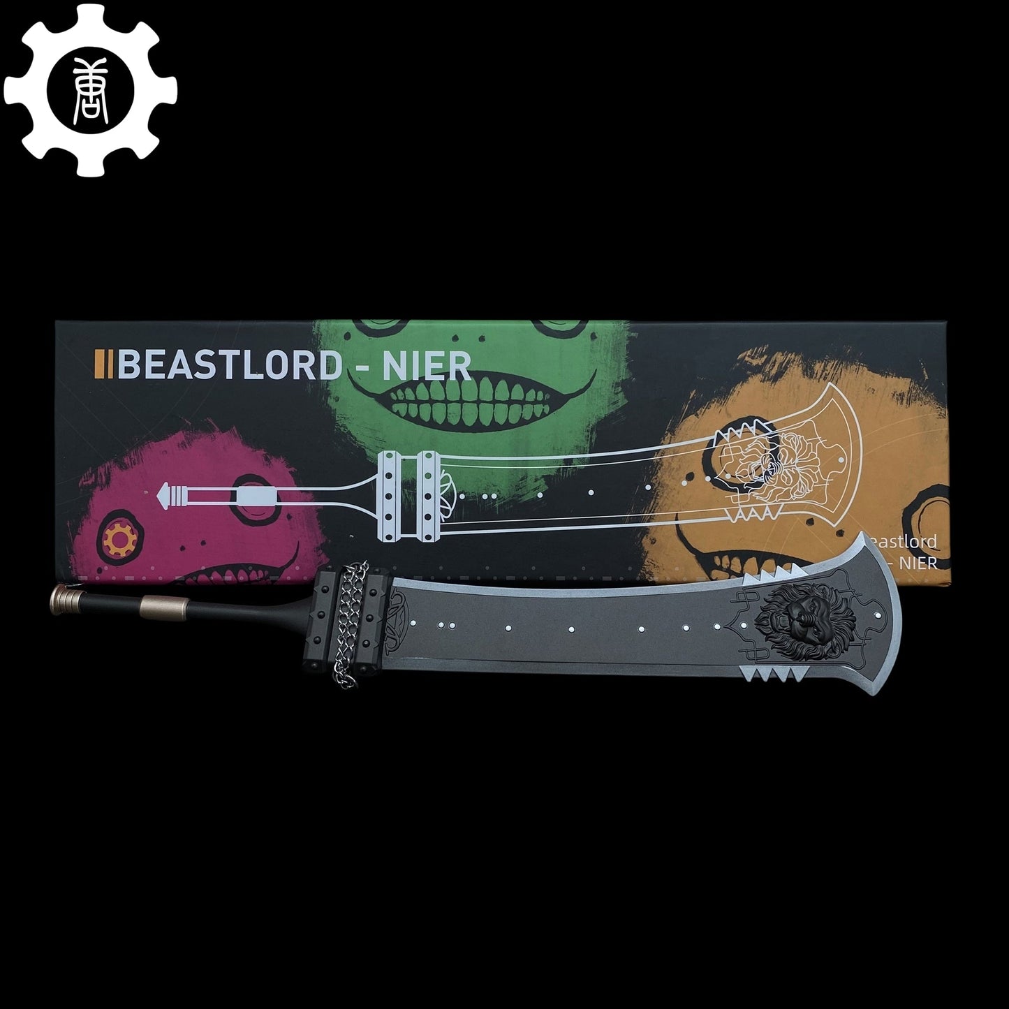 1:6 Metal Beastlord Sword Miniature-Dull Blade Collectibles