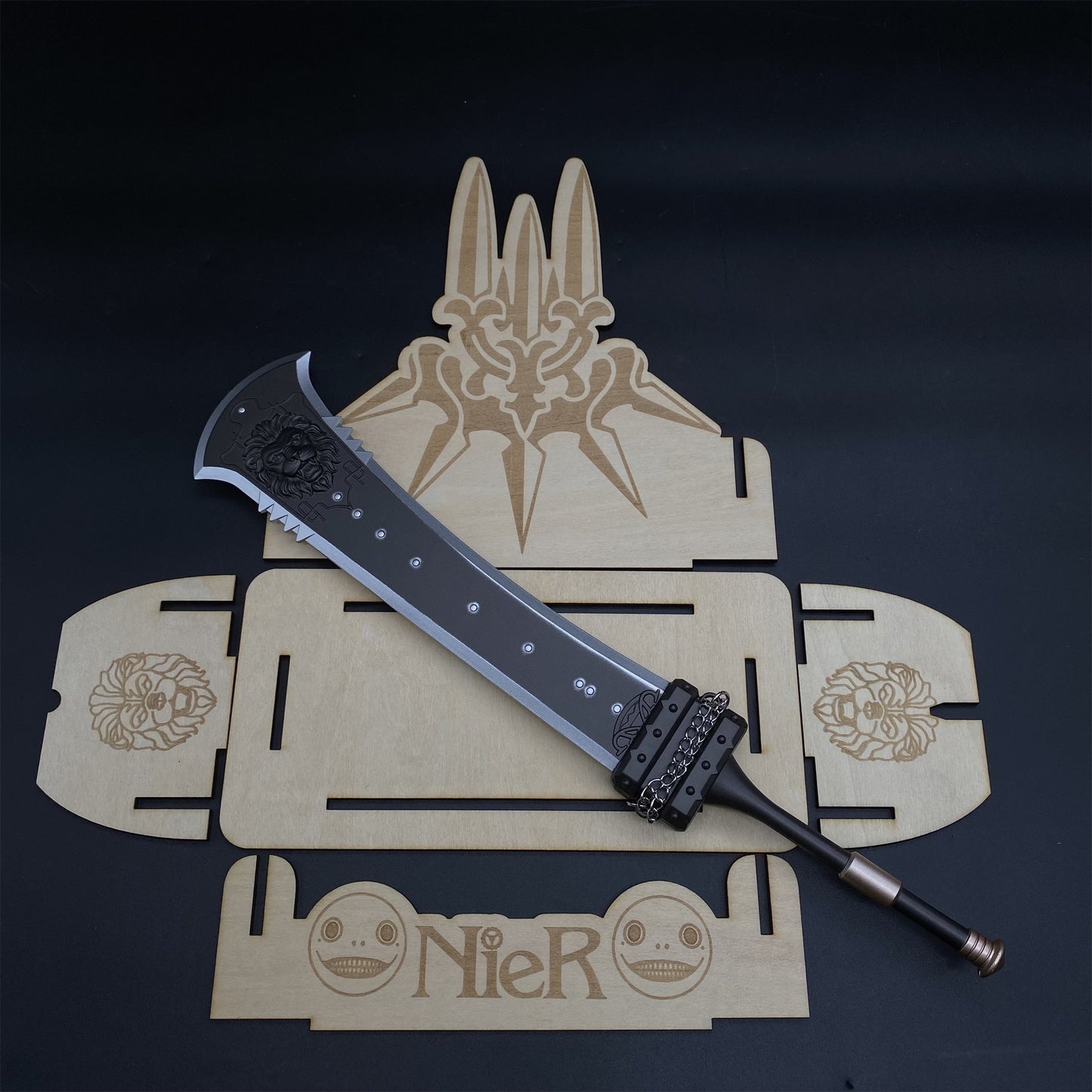 1:6 Metal Beastlord Sword Miniature-Dull Blade Collectibles