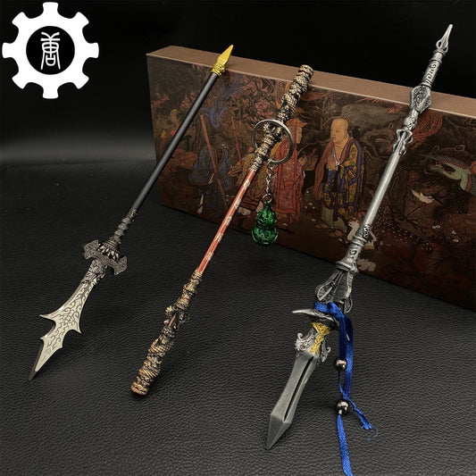 Sun Wukong And Yangjian Weapons Replica 4 In 1 Gift Box