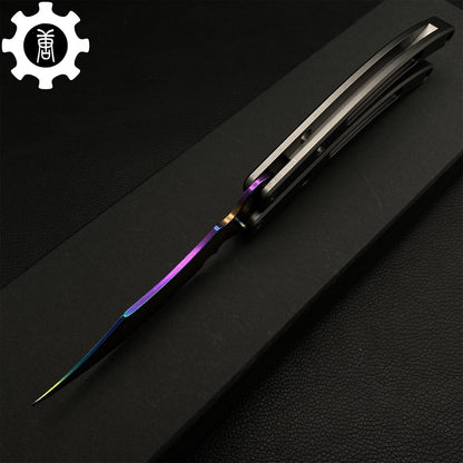Black Market Butterfly Knife High-End CNC Balisong Trainer