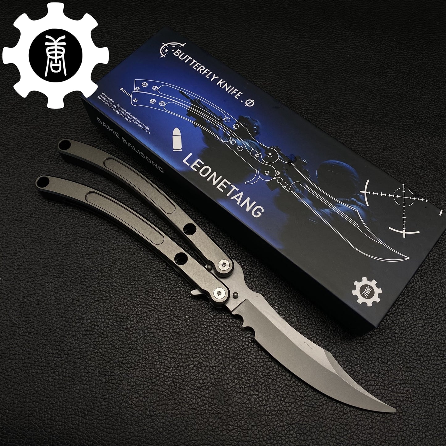 Black Market Butterfly Knife High-End CNC Balisong Trainer