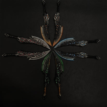 Blades Of Primordia Metal Game Prop 4 Colors