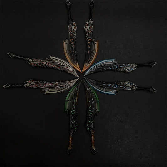 Blades Of Primordia Metal Game Prop 4 Colors