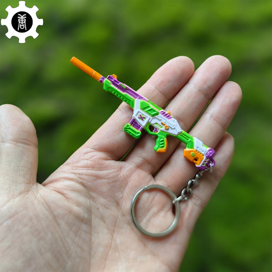 Mini BlastX Phantom Gun Keychain Metal Pendant