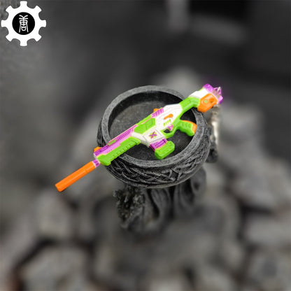 Mini BlastX Phantom Gun Keychain Metal Pendant