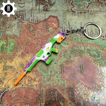 Mini BlastX Phantom Gun Keychain Metal Pendant