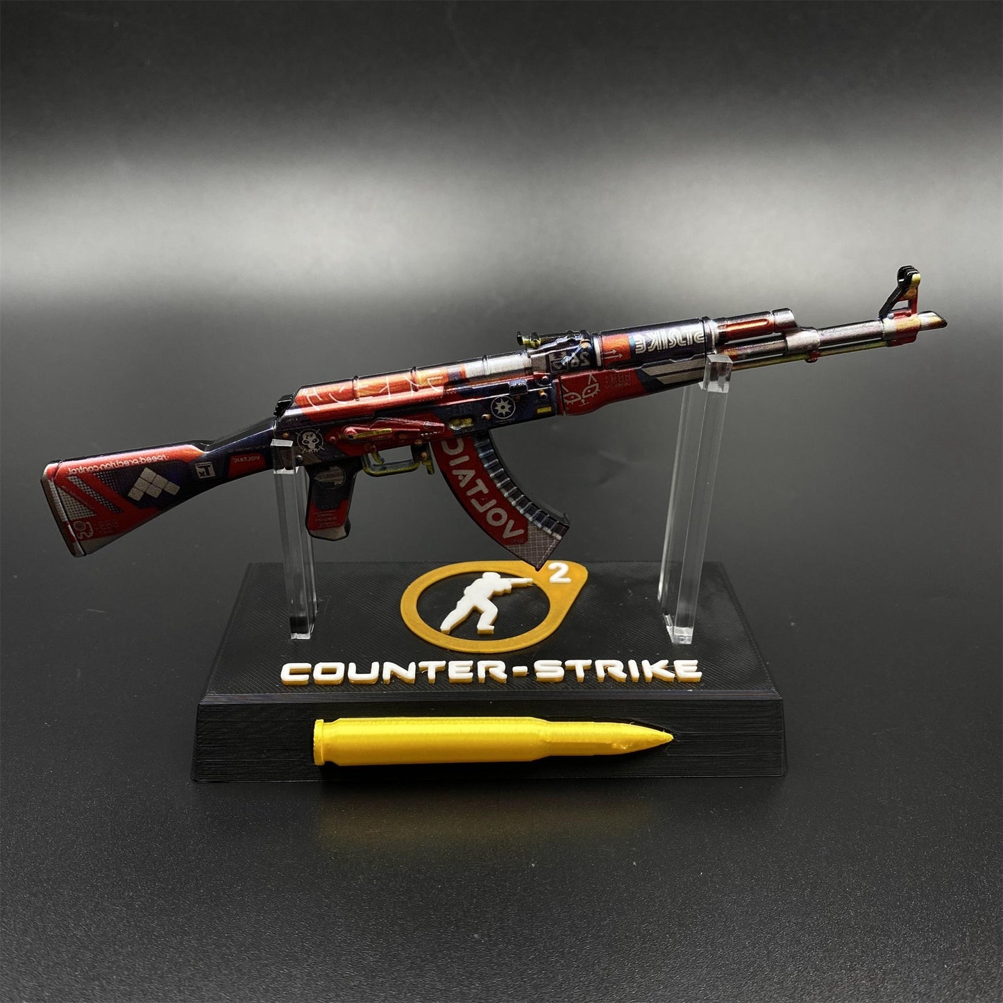 New CSGO Bloodsport AK47 Metal Miniature Tiny Gun