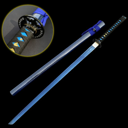 Carbon Steel Straight Blade Samurai Katana