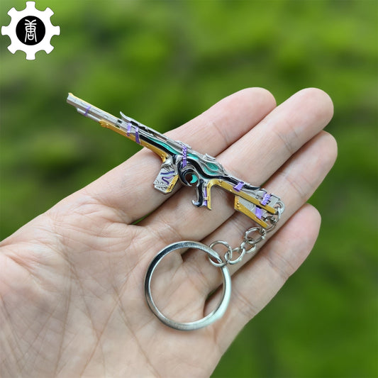 Mini Bound Phantom Gun Metal Keychain