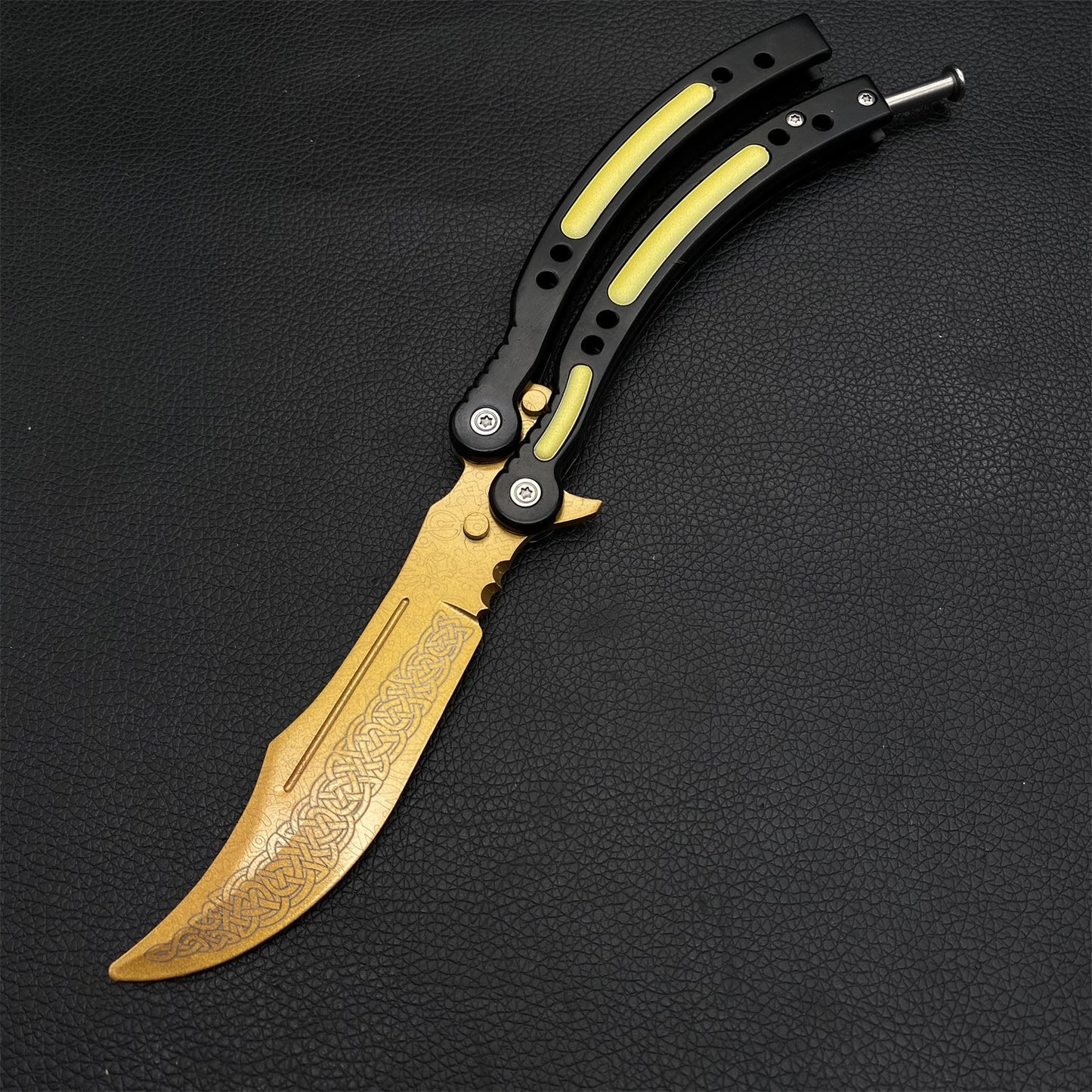 Global Offensive Game Butterfly Knife Blunt Blade Trainer Replica