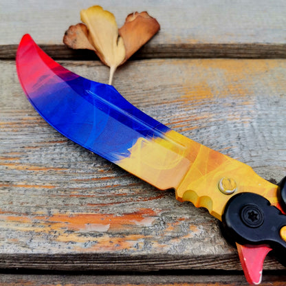 Global Offensive Game Butterfly Knife Blunt Blade Trainer Replica